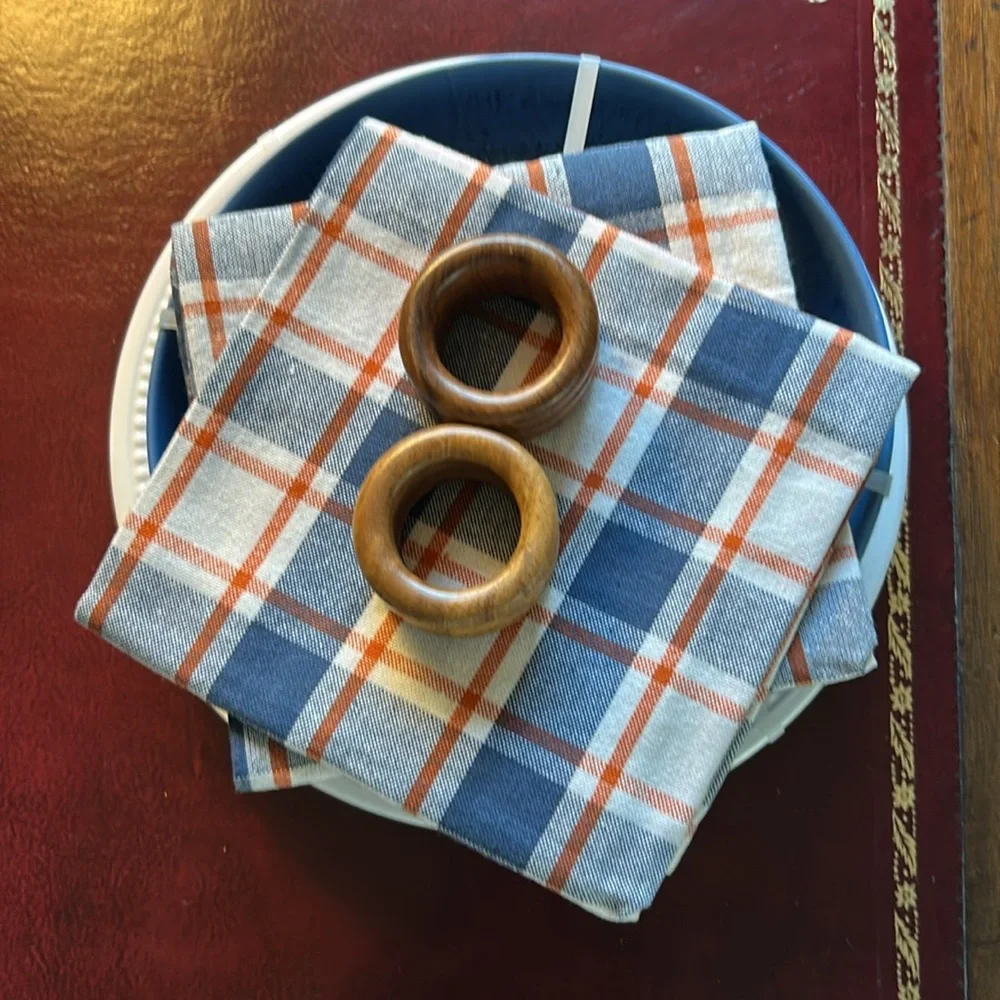 Blueberry Hill 10 Piece Set Dinner for Two Setting Harvest Fall Winter Semester